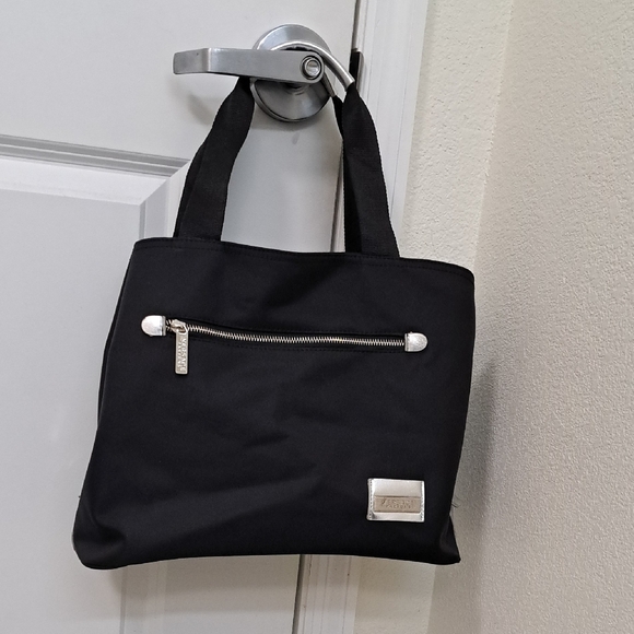 Versace Handbags - Versace Black Bag with Silver Accent